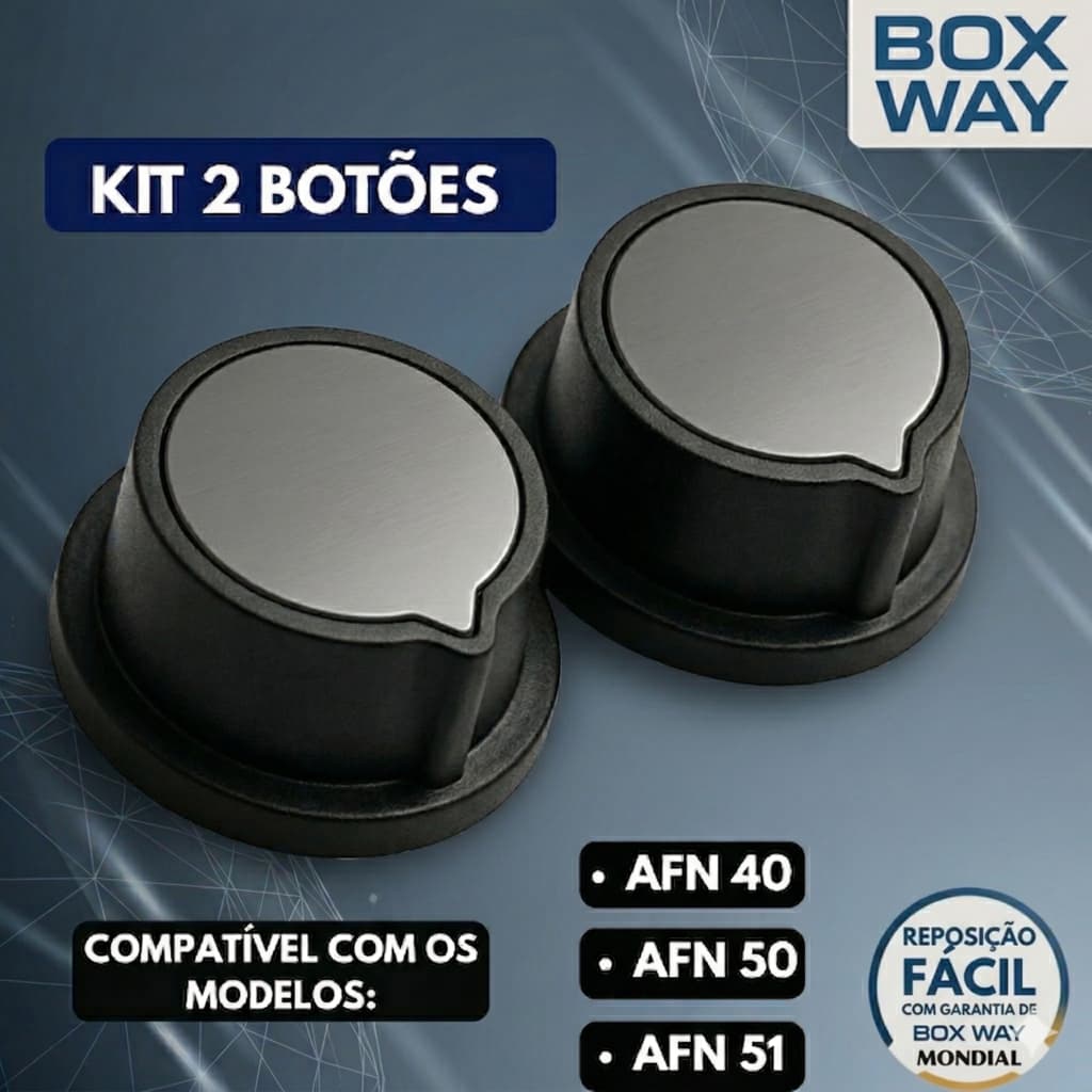 Kit 2 Botões Afn40 Afn50 Afn51 Air Fryer Mondial Encaixe Perfeito