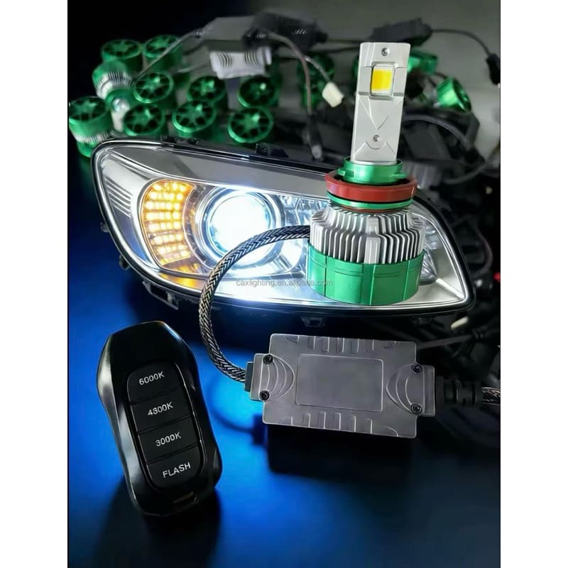 Par + Controle Ultra led anti-blitz 50mil lumens com 4 fases via controle remoto.