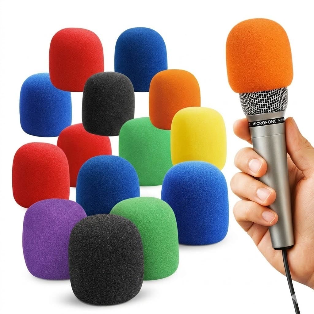 Espuma Microfone Universal SM58 Pop Filter Shure Leson Sennheiser Profissional