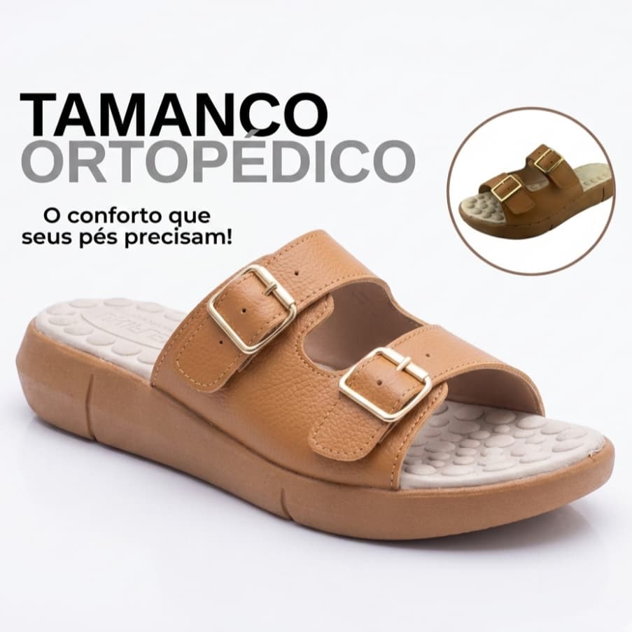 Chinelo Feminino Birken Ortopédico Para Esporão Macio Confortável Com Fivela Promoção