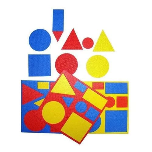 Blocos Lógicos E.V.A. 48Peças Embalagem Plástica Carlú Brinquedos