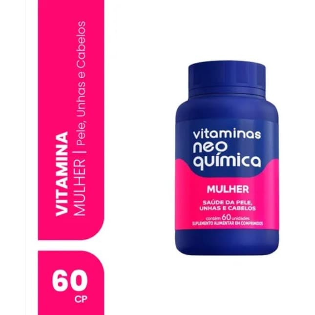 Vitamina Neo Química A-Z Mulher 60 Cpr - Neo Química