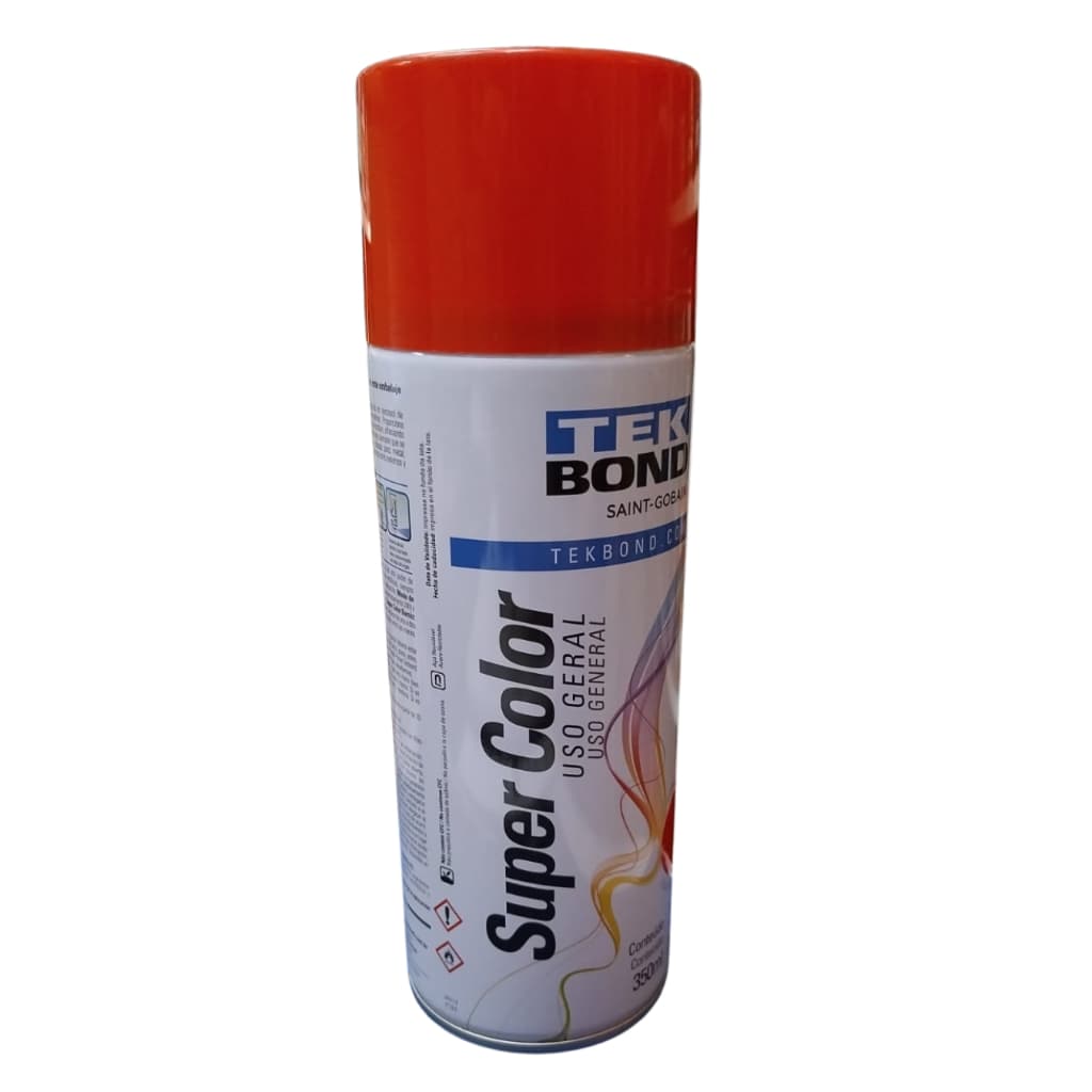 Tinta Spray Super Color Vermelho Uso Geral  350ml TekBond
