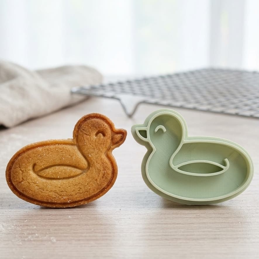 Cortador Biscoito Pato Boia Confeitaria Fondant Pasta Americana Alta Precisão
