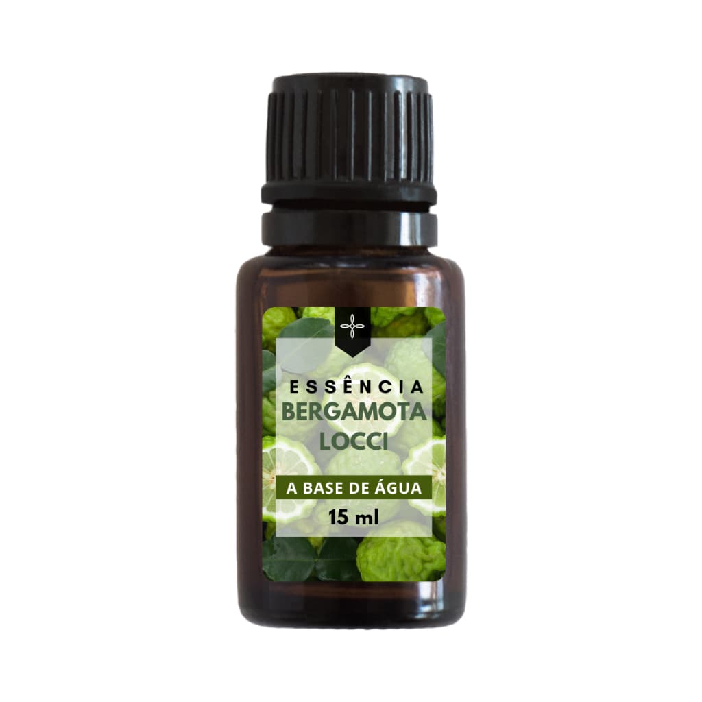 Essência Aromática Bergamota 15ml Base Água para Umidificador e Difusor de Ambiente Aroma Duradouro Premium