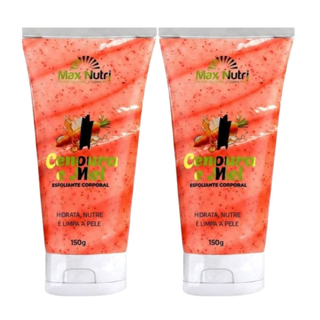 ESFOLIANTE CORPORAL SUAVE CENOURA & MEL 150gr MAX NUTRI 2un