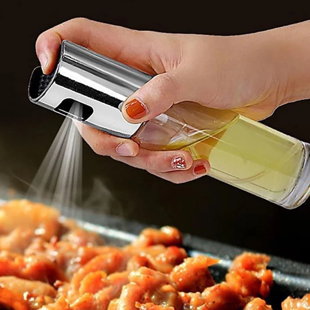 Spray de Óleo Azeite Vinagre Pulverizador e Borrifador de Salada em Vidro 100ml
