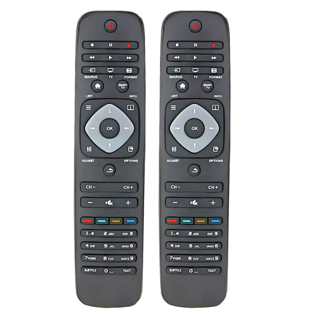 02 Controles Remotos Compatíveis com PHILIPS Smart Tv Modelos LCD LED 3D HD