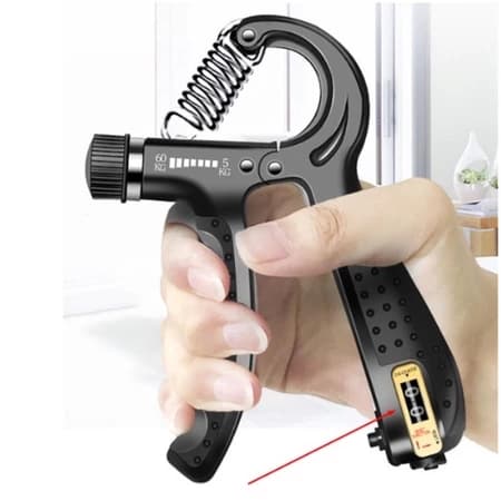 Hand Grip Com Ajuste De Intensidade 5-60kg Com Molas Handgrip Fitness De Mão Com Contador