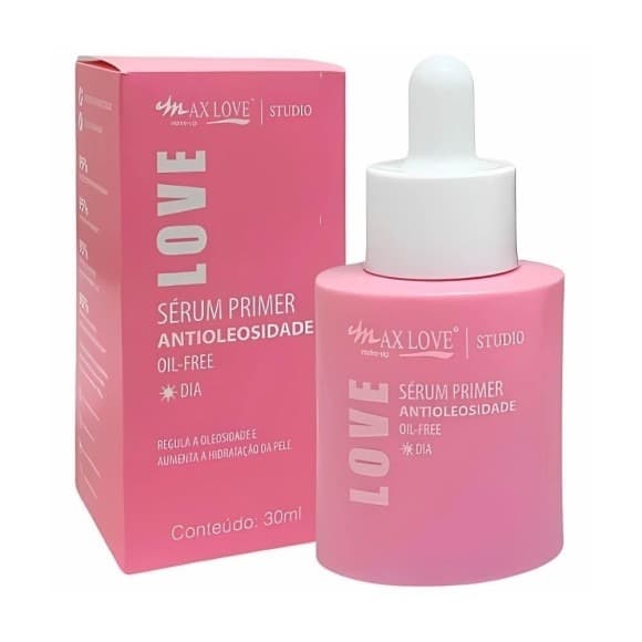 Sérum Primer Antioleosidade Max Love – Controle de Brilho e Fixação da Make