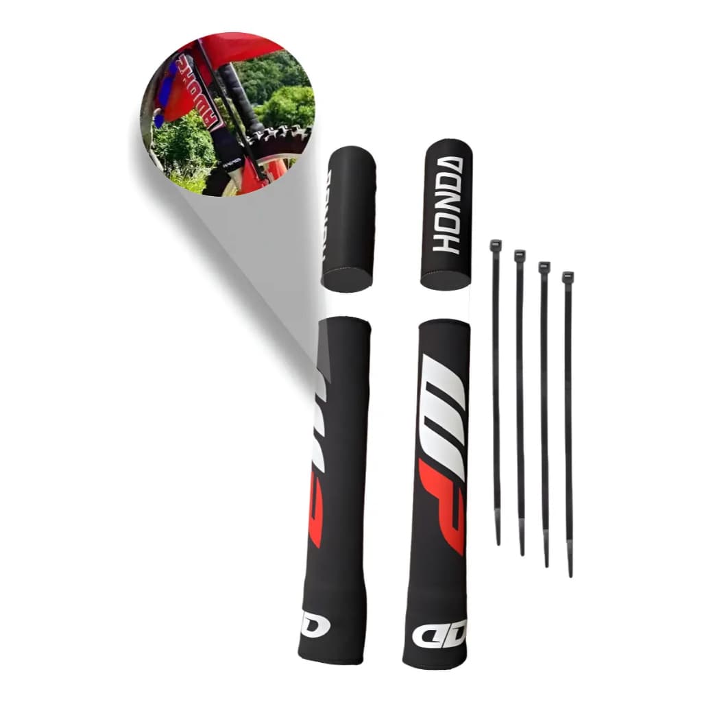 Protetor Bengala Wp Neoprene Xr 250 Tornado Xre 300 Crf250f Protetor de suspenção crf 300f bengala suspensão canela crf