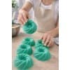 Formas de silicone 6 peças Para pudins, gelatinas, mousses, mini bolos e diversas outras receitas