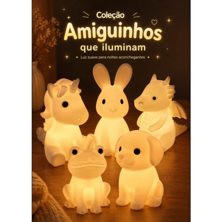 ✨ Mini Luminária Decorativa com Vela LED Inclusa ✨