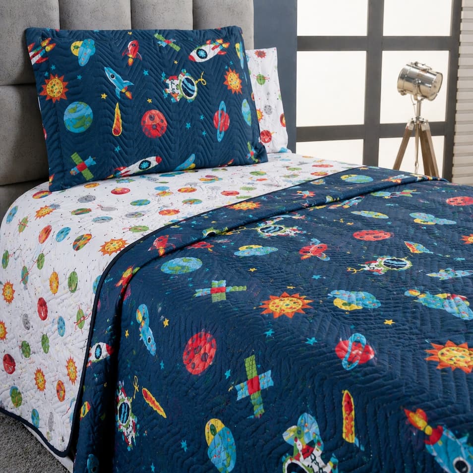 Kit Cobre Leito Estampado Infantil Completo Solteiro Dupla Face Bailarina Gamer Percal 200 Fios