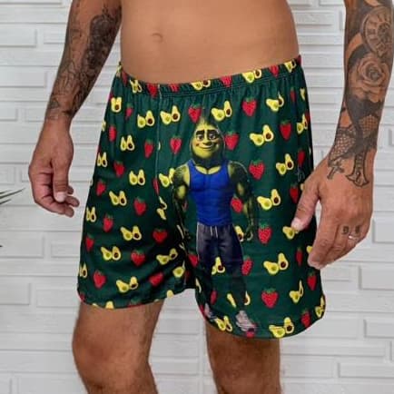 Samba Canção Pijama Suede Estampada Personagens Conforto e Estilo para Dormir Relaxar Moda Masculino