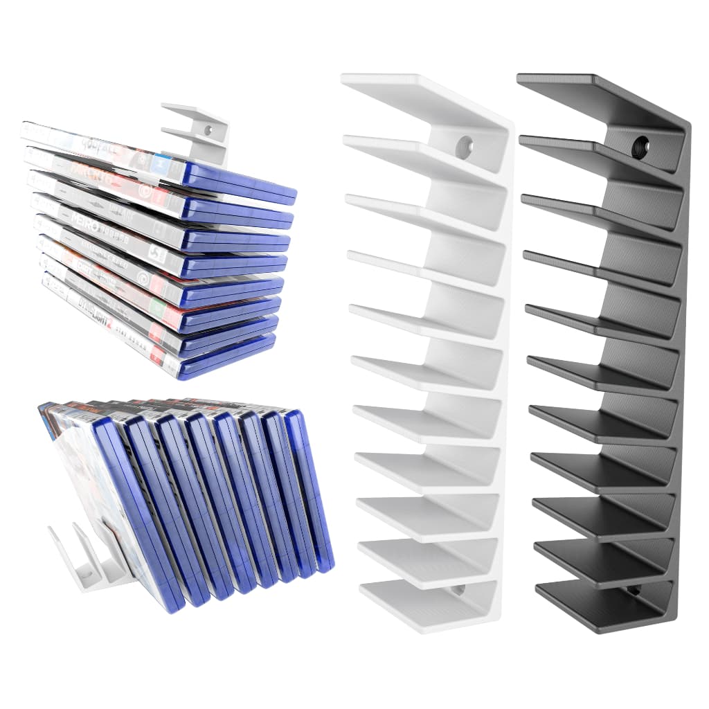 Suporte Organizador Para 10 DVDs Jogos Ps4 Ps5 Xbox Nintendo