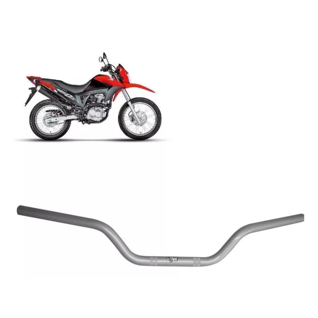GUIDAO HONDA BROS160 XRE190 CINZA MOD ORIGINAL COM BUCHA ENCAIXE PERFEITO RESISTENTE TOP