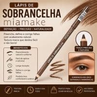 Lápis de Sobrancelha Mia Make com apontador