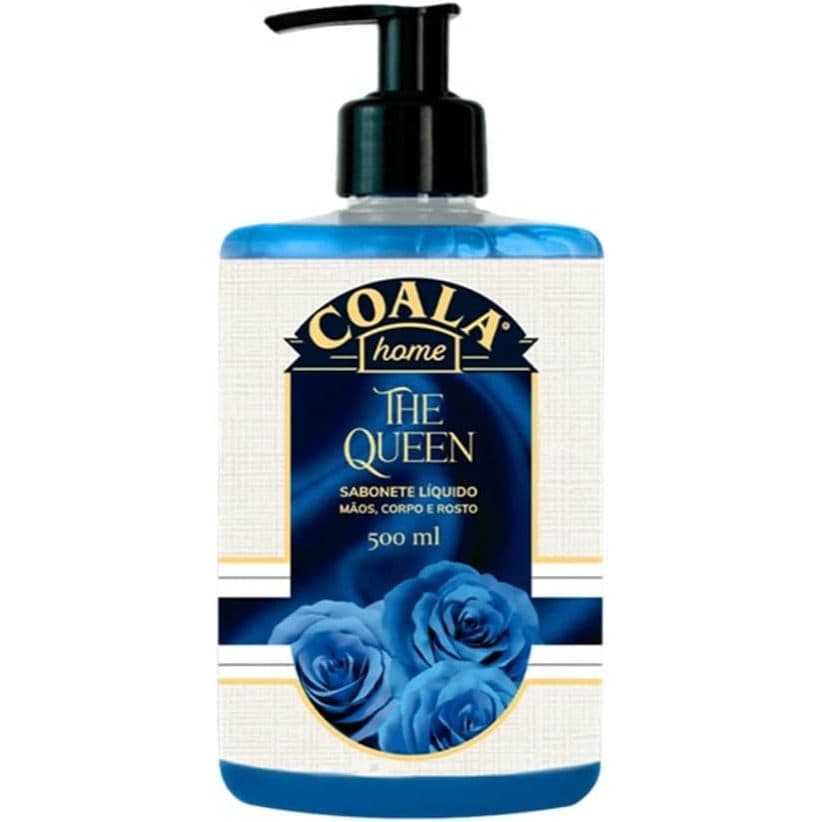 Coala Sabonete Liquido Maos e Corpo Limpa Hidrata Perfuma 500ml The Queen