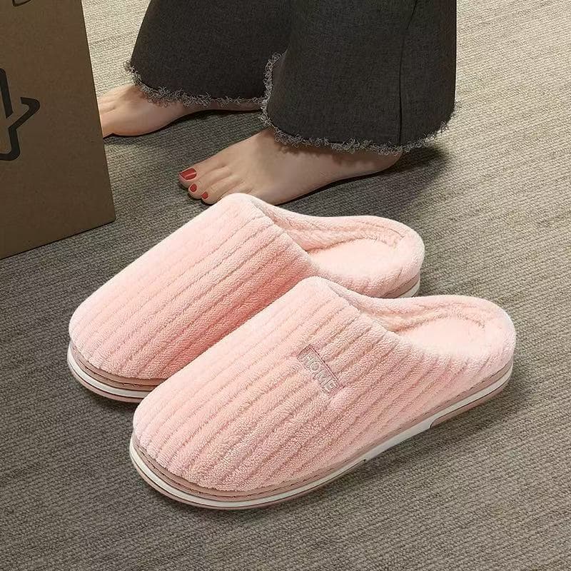 Chinelo pantufa com pelo luxo inverno adulto feminina/PTF06-149