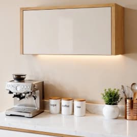 Armário Aéreo de Geladeira 1 Porta 80cm Nobre