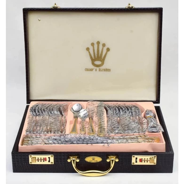 Faqueiro de Luxo 84 Peças Designer Alemão Super Luxuoso Presente para Casamento