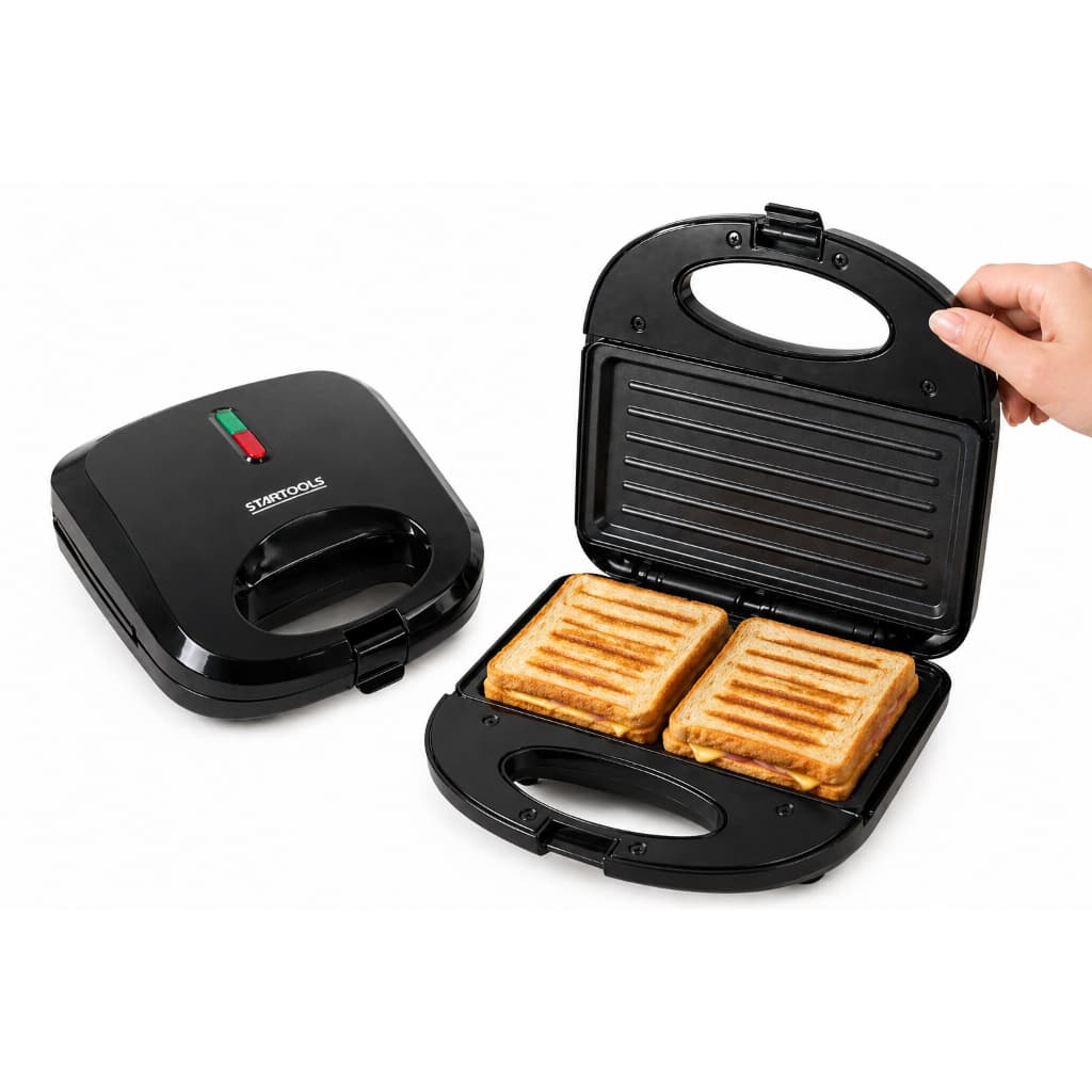 Sanduicheira Grill Elétrica 2 em 1 Misteira Antiaderente 750w 127V Startools