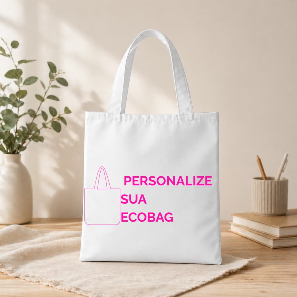 Ecobag Personalizada Com Sua Logo Escolha Sua Estampa  Presente Criativo