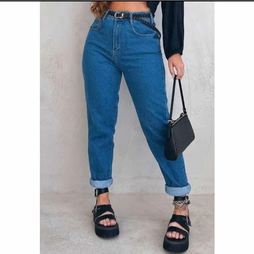 Calça Jeans Feminina Calça Mom Jeans Feminina Mom