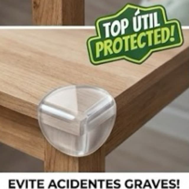 Protetor de Quina Silicone Transparente Anti-Impacto