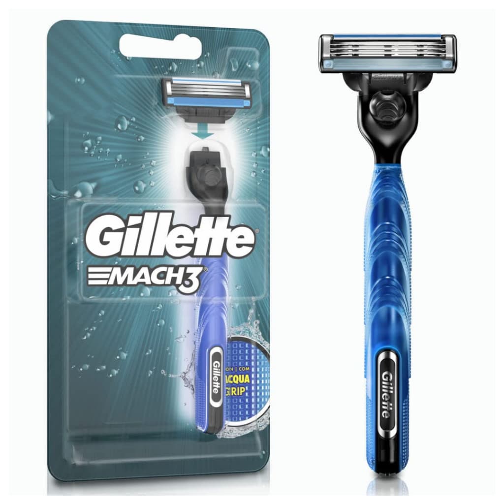 Aparelho De Barbear Gillette Mach3 Acqua Grip