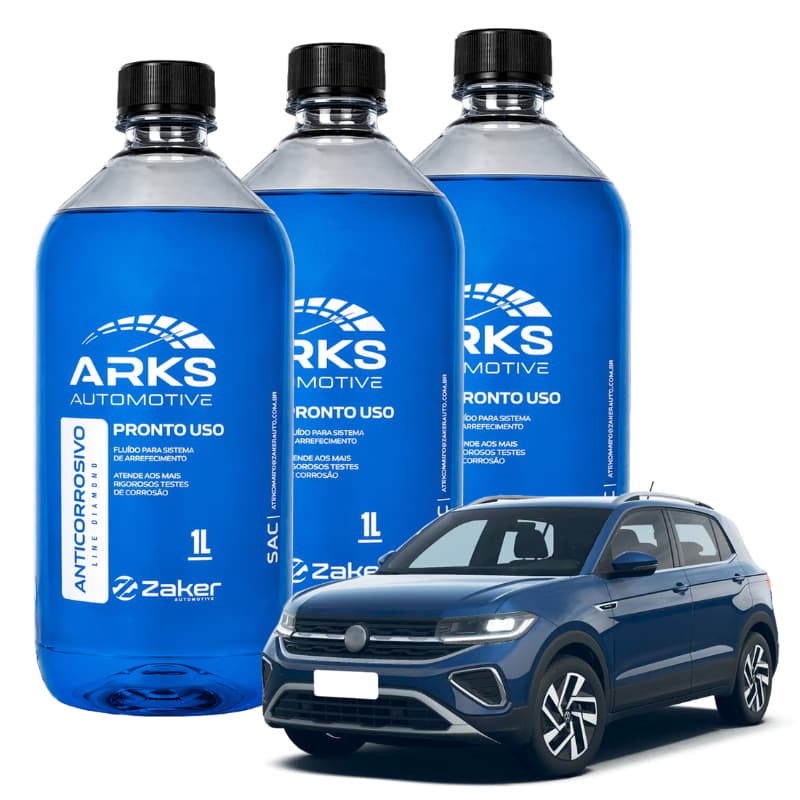 3 Unid Aditivo Radiador Anticorrosivo Motor Para T-Cross Polo Gol UP Voyage