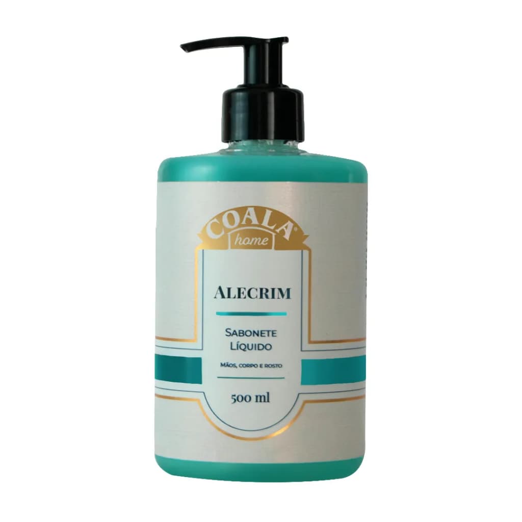 Sabonete Líquido Coala Alecrim 500ml Eficaz na Limpeza para seu Corpo e Mãos Perfume Agradável SB