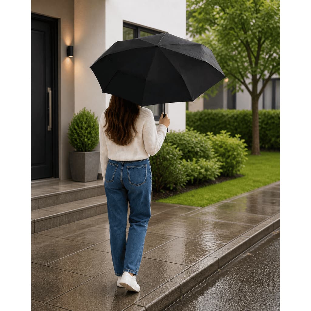 Guarda Chuva Dobravelo Compacto Portatil Resistente Automatico Protecao Chuva