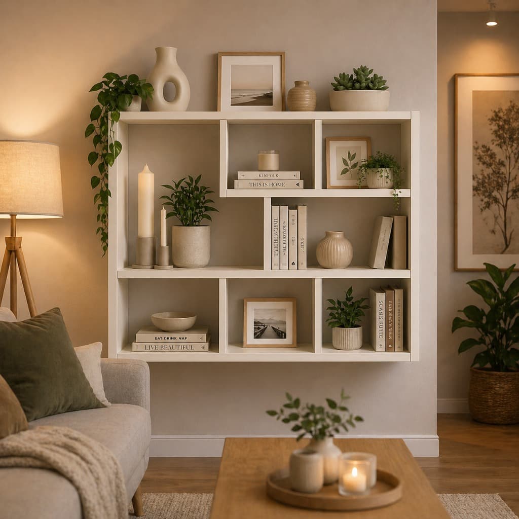 ARMARIO PRATELEIRA 90X90CM NICHO BRANCO ESTANTE CUBO MULTIFUNCIONAL PARA LIVROS, DECORAÇÃO E ORGANIZAÇÃO