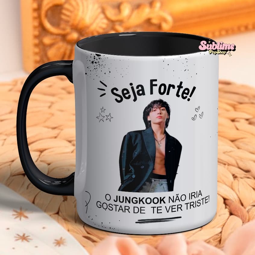 BTS ARIRANG Seja Forte Meme Jungkook Jin Jimin Suga K-Pop Personalizada Presente Amiga