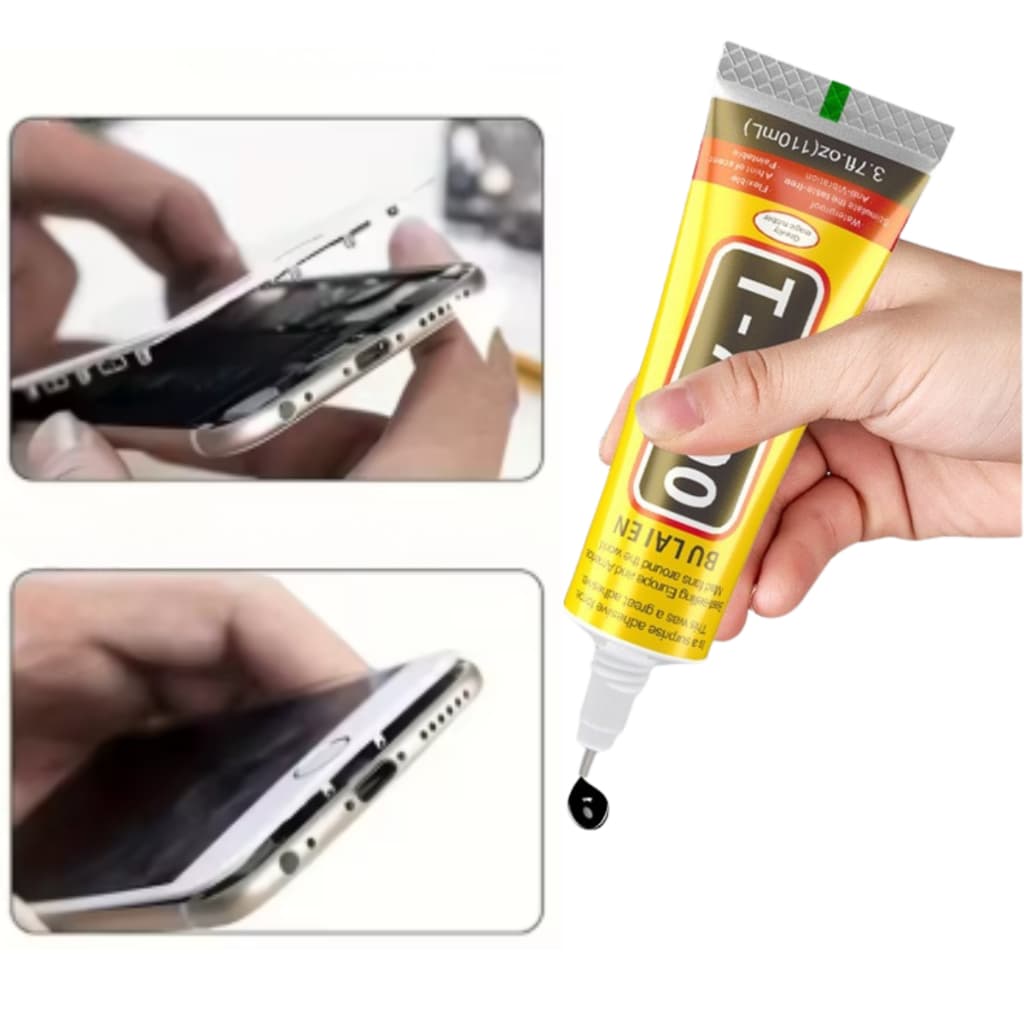 Cola T7000 Preta 110ml Profissional Para Tela De Celular LCD Touch Multiuso