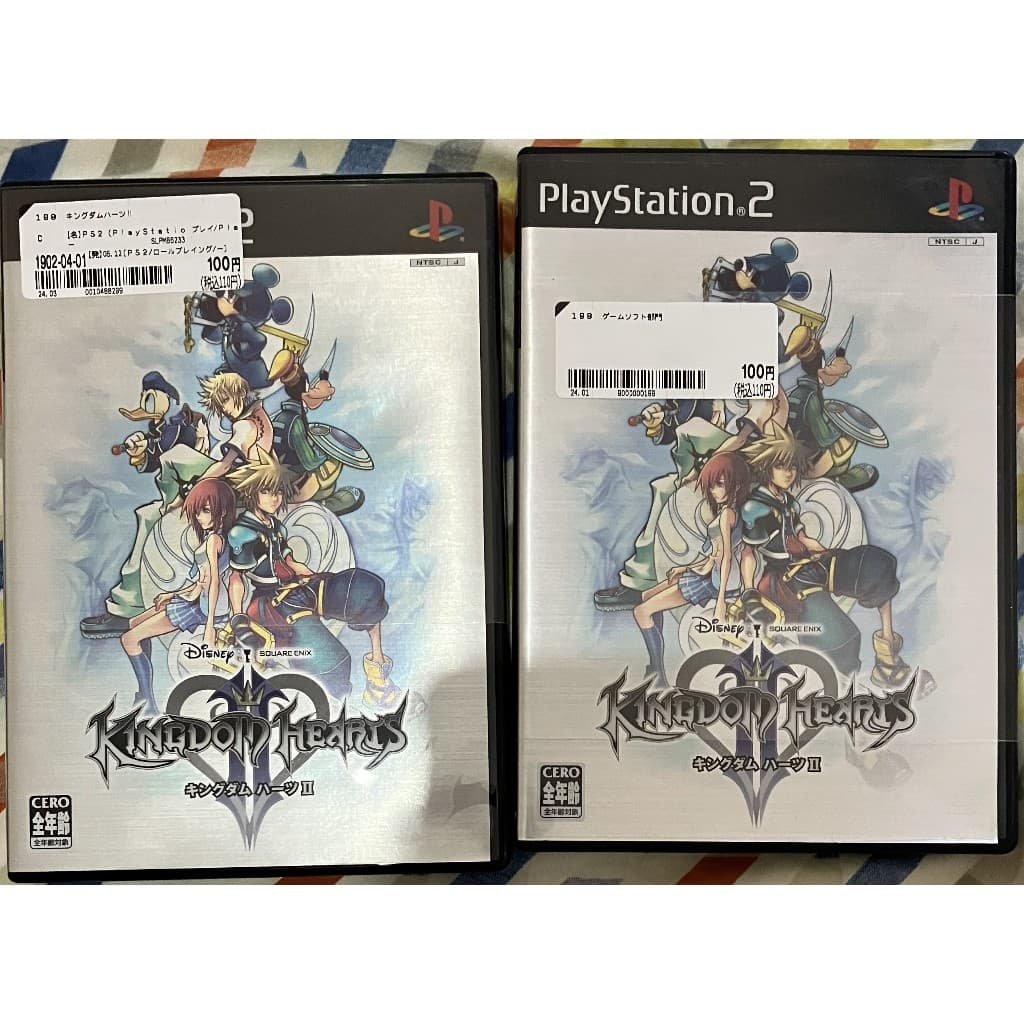 🎮 Jogo PS2 Original Japonês – Kingdom Hearts / Kingdom Hearts II / Final Fantasy XII(Venda Unitária)