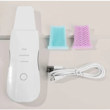 Aparelho de Peeling Esfoliante Ultrassônico Limpeza Facial Profunda Remoção de Cravos Antirrugas Sonic Skin Sonic Skin-L