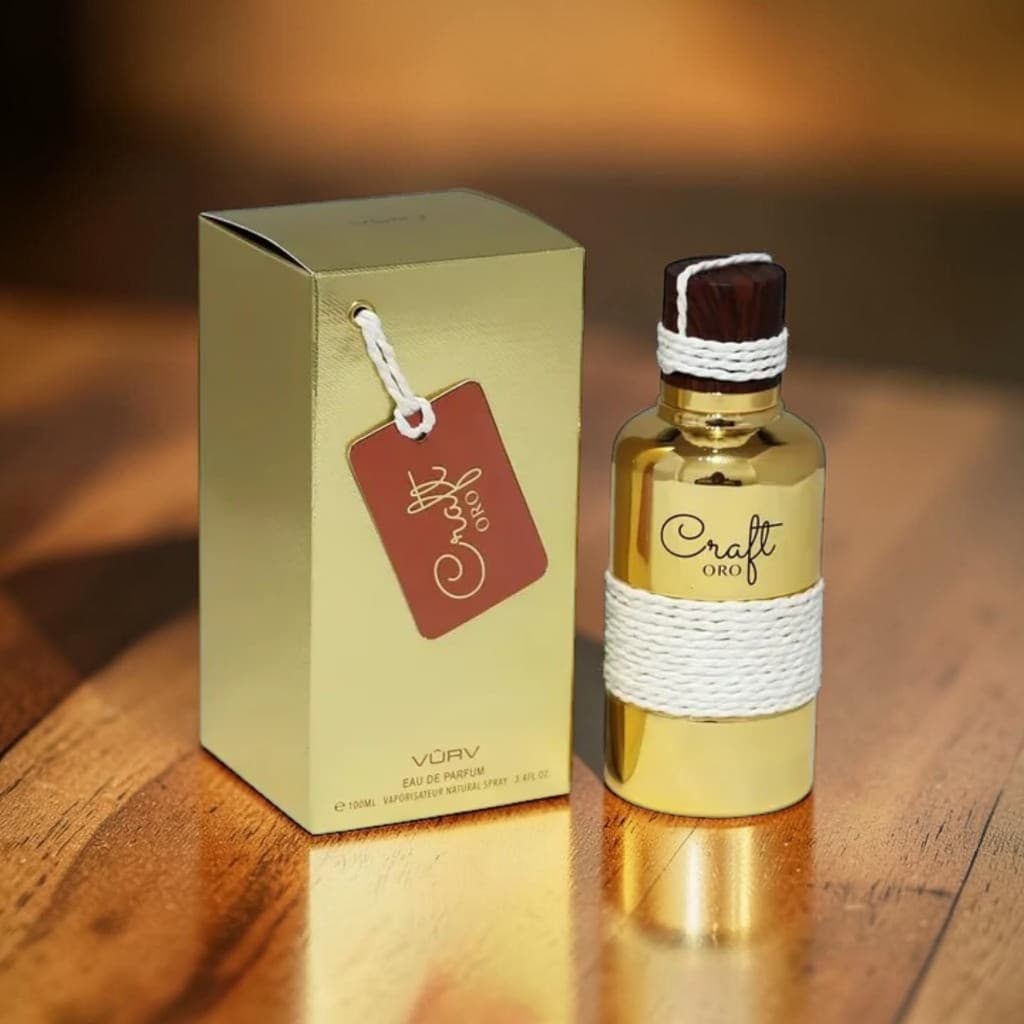 Perfume Craft Oro Vurv Eau de Parfum 100ml – Unissex, Amadeirado Oriental Elegante