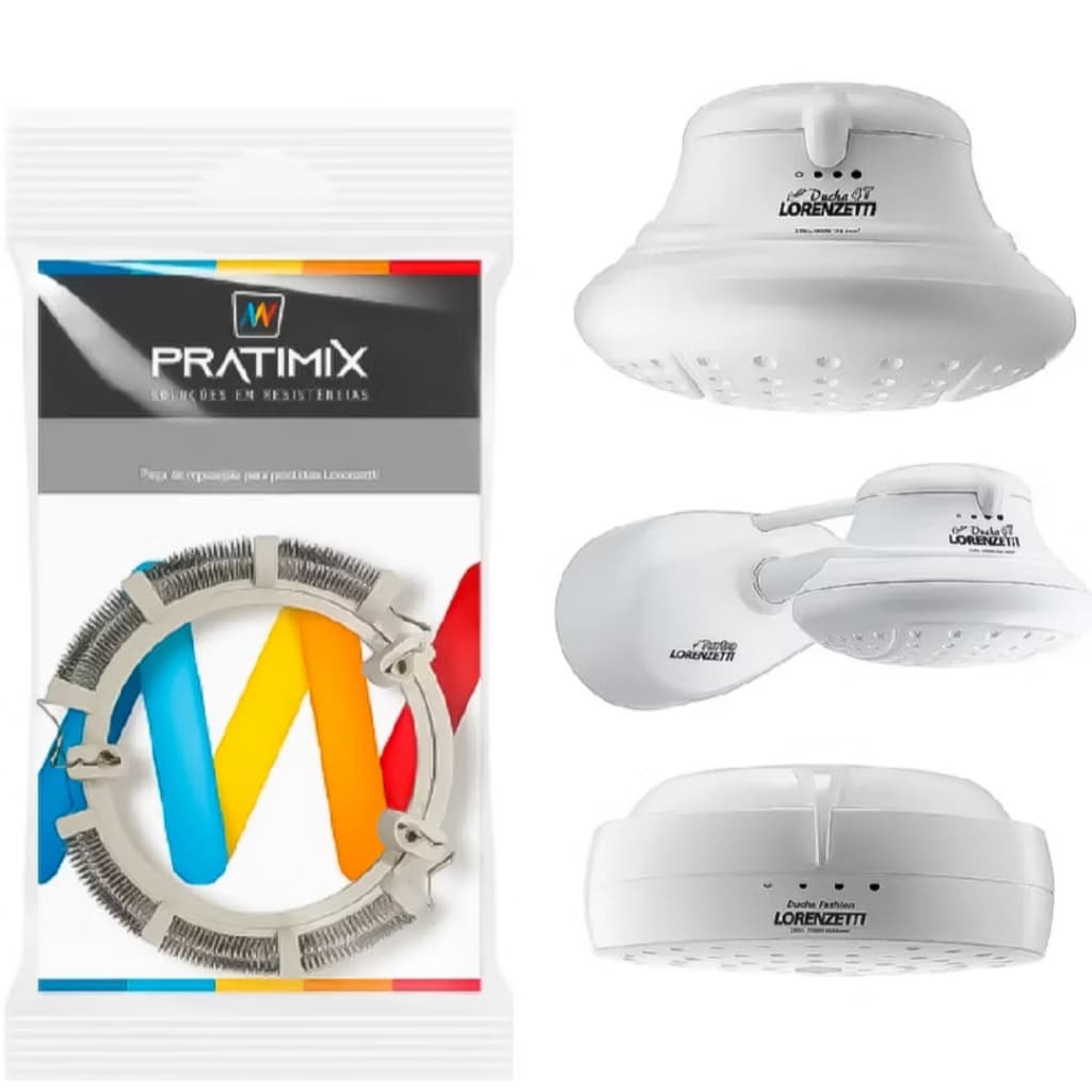 Resistência Bella Ducha 4T ultra 220v - 6800W Chuveiro Lorenzetti