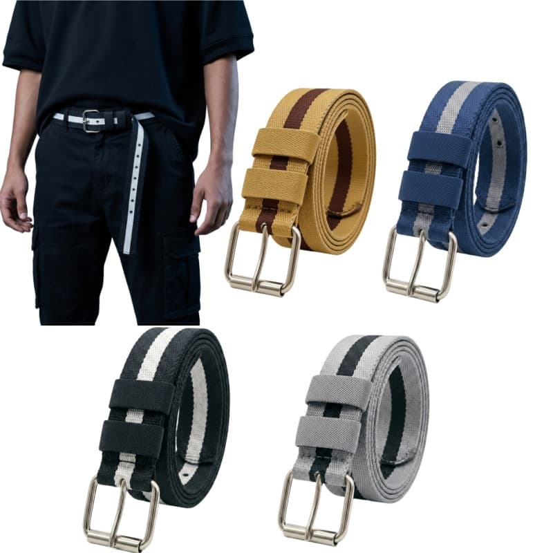 Cinto De Lona Masculino Resistente Respirável Ajustável Para Uso Diário e Esportes  Outdoor