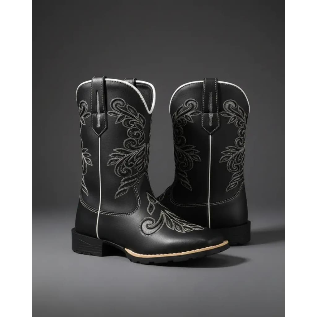 Bota Texana Feminina Estilo Country Moda Western Rodeio Festa de Peão Cavalgada Vaquejada