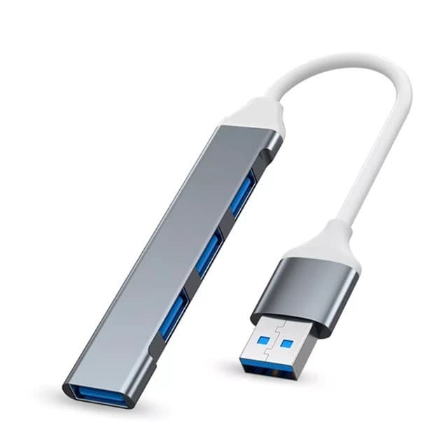 Hub USB 3.0 4 Portas 5Gbps Extensor USB Adaptador Para PC Notebook Mac Plug Play