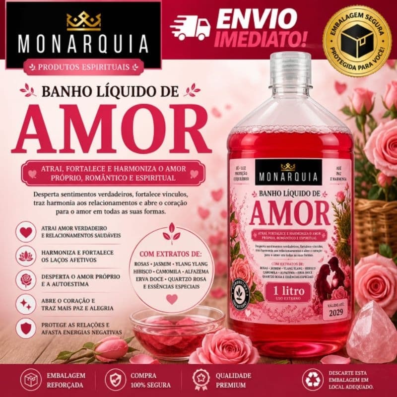 Banho atrativo do Amor - 1 litro