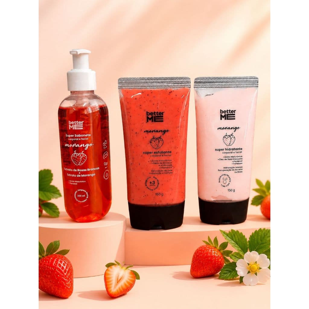 Kit´s Sabonete, Esfoliante e Hidratante Better Me