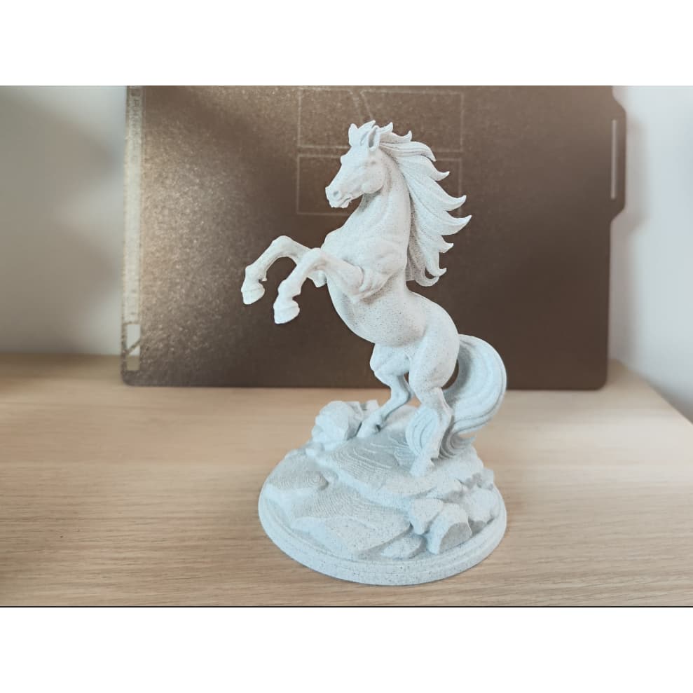 Estátua de Cavalo Realista Decorativo Detalhada |