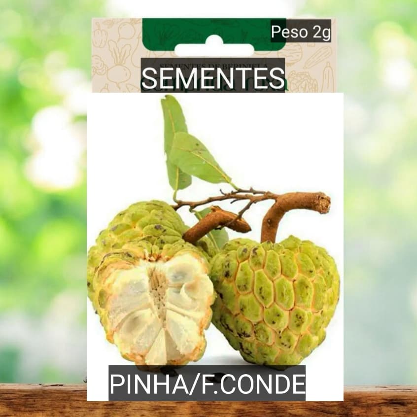 Sementes Fruta do CONDE PINHA  doce plante em vaso Jardim horta terra Oferta #2