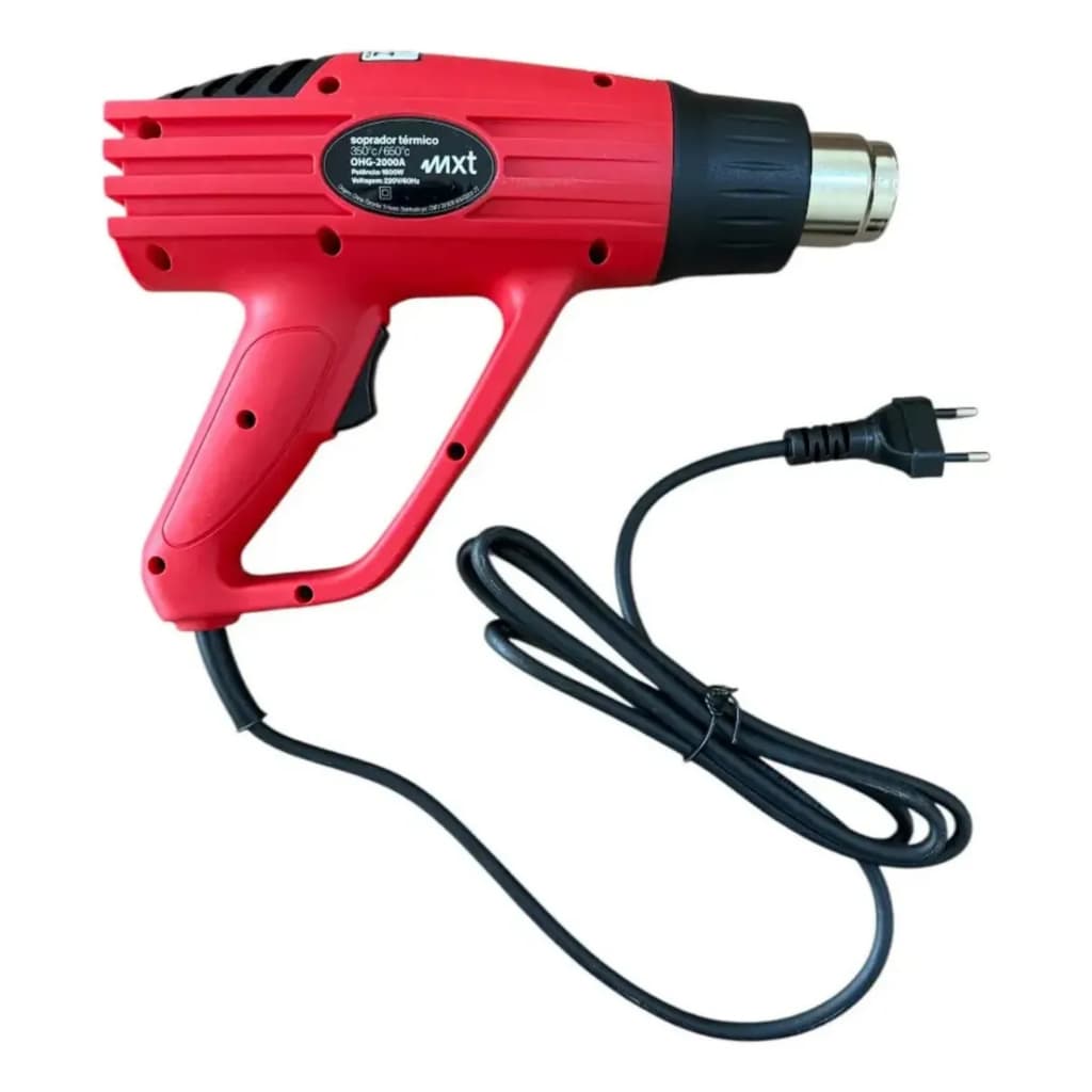 Soprador Térmico Pistola De Ar Quente + Maleta 220v C/ 1800w