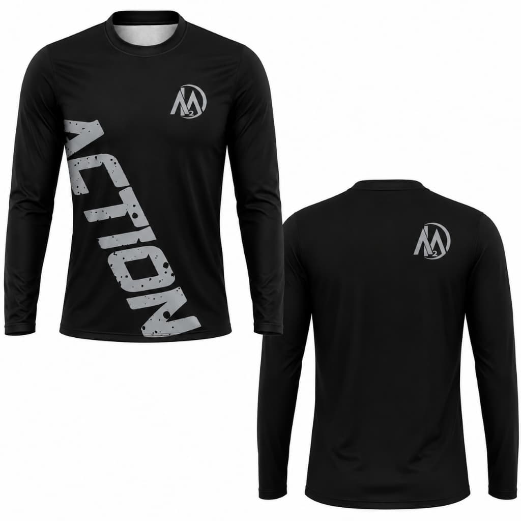 Camisa Camiseta Motocross Piloto Manga Longa Racing Trilha